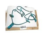 Turquise beaded Incan man and figurine necklace Blue Photo 1