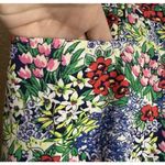 Talbots  Womens Size 16 Perfect Skimmer Colorful Floral Capri Pants Tropical Boho Photo 2