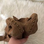 Ulla Johnson Brown Studded Heels Suede Bianca Sandals 37 Photo 6