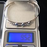 Handmade Native American Turquoise Cuff Bracelet 925 Silver Jewelry Photo 7