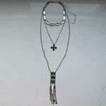 Free People Free‎ People Everly Layered Necklace - Silver Tone/Abalone - NWOT Photo 3