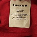 Reformation 💕💕 Chestnut Velvet Babydoll Dress ~ Rhubarb Red 4 NWOT Photo 13