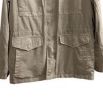 Lucky Brand  Women's Military Utility Jacket Beige Size M Long Sleeve No Hood Photo 2