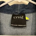 Lysse  Denim Jean Vest Casual Pockets Drawstring Waist Size Small EUC #3202 Photo 4