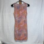 BB Dakota by Steve Madden Keep Me Wild Sleeveless Ruched Bodycon Dress Size S Orange Photo 5