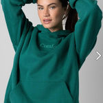 NWT COMFRT Teal Women's Hoodie Green Size XS Photo 0