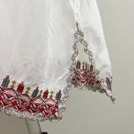 Johnny Was NWOT  Embroidered Floral Bohemia Long SHIRT Tunic Blouse Sz S Photo 10