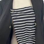 Vintage Virgo Petite Black Blazer Business Career Gold Buttons Womens 14 Petite Size 14P Photo 4