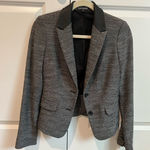 EXPRESS New  Black Gray Suit Jacket Blazer Business Professional Photo 0