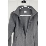 Columbia Gray Women's Full Zip Fleece Sweater - Size Medium Photo 2