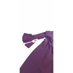 Eliza J  Women's Bell Sleeve V-Neck Cut Out Shift Eggplant Dress Photo 6