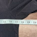 H&M  Women's 3/4 Sleeve Sparkle Shine Metallic Shirt Blouse Black Size‎ Small Photo 5