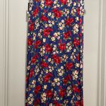 VTG NWT 90s Sag Harbor Cottagecore Purple Blue Floral Button Photo 11