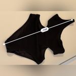 PINK - Victoria's Secret Victoria’s Secret Black Crinkle Cutout One Piece Cheeky Swimsuit Size Medium Photo 8