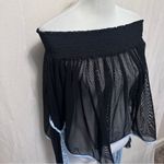 Ziztar Smocking Goth Mesh Long Sleeve Off Photo 3