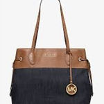Michael Kors  Marina Large Denim Tote Bag, Large Photo 0