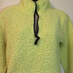 No Boundaries Nobo Neon Yellow Green Quarter Zip Sherpa XC Sz XS/XCH 1 LN Photo 4