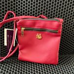 Gloria Vanderbilt  Red Crossbody Bag with Gold Detail Photo 0