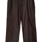 PacSun Women’s Brown 90's Baggy Cargo Pant Low Rise Puddle Size Medium NEW Photo 0