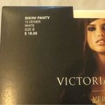 Victoria's Secret NWT Vintage Victoria’s Secret Very Sexy Bikini Panty Hosiery White B 1990s 90s Photo 1