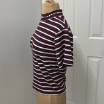 Teddy Fresh  Need a Hug Striped Mock Neck Tee Photo 2