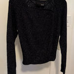 Hurley  Black Metallic Knit Top Photo 0