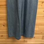 Vintage Casablanca Size Medium Denim Button Front Collared Sleeveless Maxi Dress Blue Photo 10