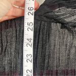 Eileen Fisher Black Crinkled Open Cardigan XS β Dramatic & Iconic Photo 5