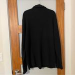 American Eagle Black Wool Blend Quarter Zip Pullover Sweater Photo 5