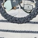 Tuckernuck  Jackie Tweed Shift Dress S NWT Navy Stripe Bouclé Classic Sleeveless Photo 12