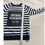 Opening Ceremony  Pullover Sweatshirt Women's XS Navy Blue White Long Sleeve Photo 8