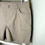Eddie Bauer Women's Cargo Shorts Hiking Travel Everyday Casual Khaki 16 Photo 3