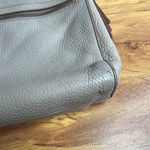 Fossil  Crossbody Bag Small Beige Zip Top Long Strap‎ Purse Photo 5