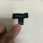 Talbots fun and flirty striped cardigan button front multicolored women's large Photo 2