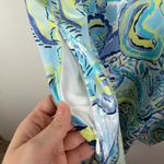 Chico's  Zenergy UPF Knit Paisley Dress Size 3 XL Multicolor Polo Stretch Resort Photo 3