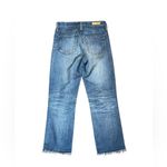 AG Adriano Goldschmied Isabelle High Rise Straight Crop Raw Hem Jeans Size 24 Photo 7