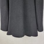 Liz Claiborne Womens Pea Coat 14 Black Wool Double Breasted Outerwear Winter Photo 11