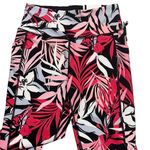 DKNY Sport Leggings XS High Waist 7/8 Length Stretch Support Red Jungle Photo 5