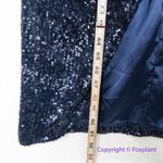 City Chic New!  navy‎ blue sequin strapless maxi dress, size 12 Photo 8