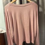 Midnight Bakery Blair Hacci Pajama Top Women's XL Pink Long Sleeve Pull On Photo 3