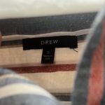 Drew Red and Blue Button Down Shirt with Bold Stripes Photo 4