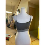 Nike Women's XS Grey & White Striped Sports Bra Photo 1