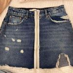 ZARA Denim Skirt zipped Photo 0