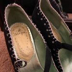 Sam Edelman Black SE Boutique Faux Suede Peep Toe Mary Jane Heels Womens 9 1/2 Photo 6