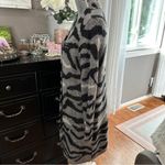 Chico's Chico’s Sequin Zebra Print Open Front Long Cardigan Sweater Size 1 (M/L) Photo 6
