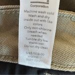 Athleta Flex Olive Green Straight Cropped Jeans Size 2 Petite Photo 9