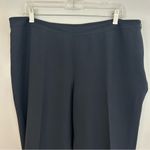 Lafayette 148 Bleeker Dark Blue Woven Trouser Dress Pants Size 16 Photo 1