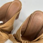 Ulla Johnson  Lucia Tan Suede Bow Mules Heeled 36 Photo 91