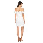 ASTR  Size Small NEW Daniela White Off the Shoulder Lace Mini Dress NWT Photo 2