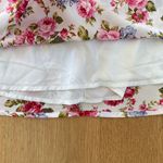 Lulus Mini Dress Halter Neck Floral Size M Ivory Pink Photo 2